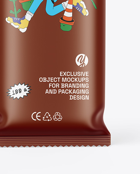Matte Flow Pack W/ Ice Cream Mockup