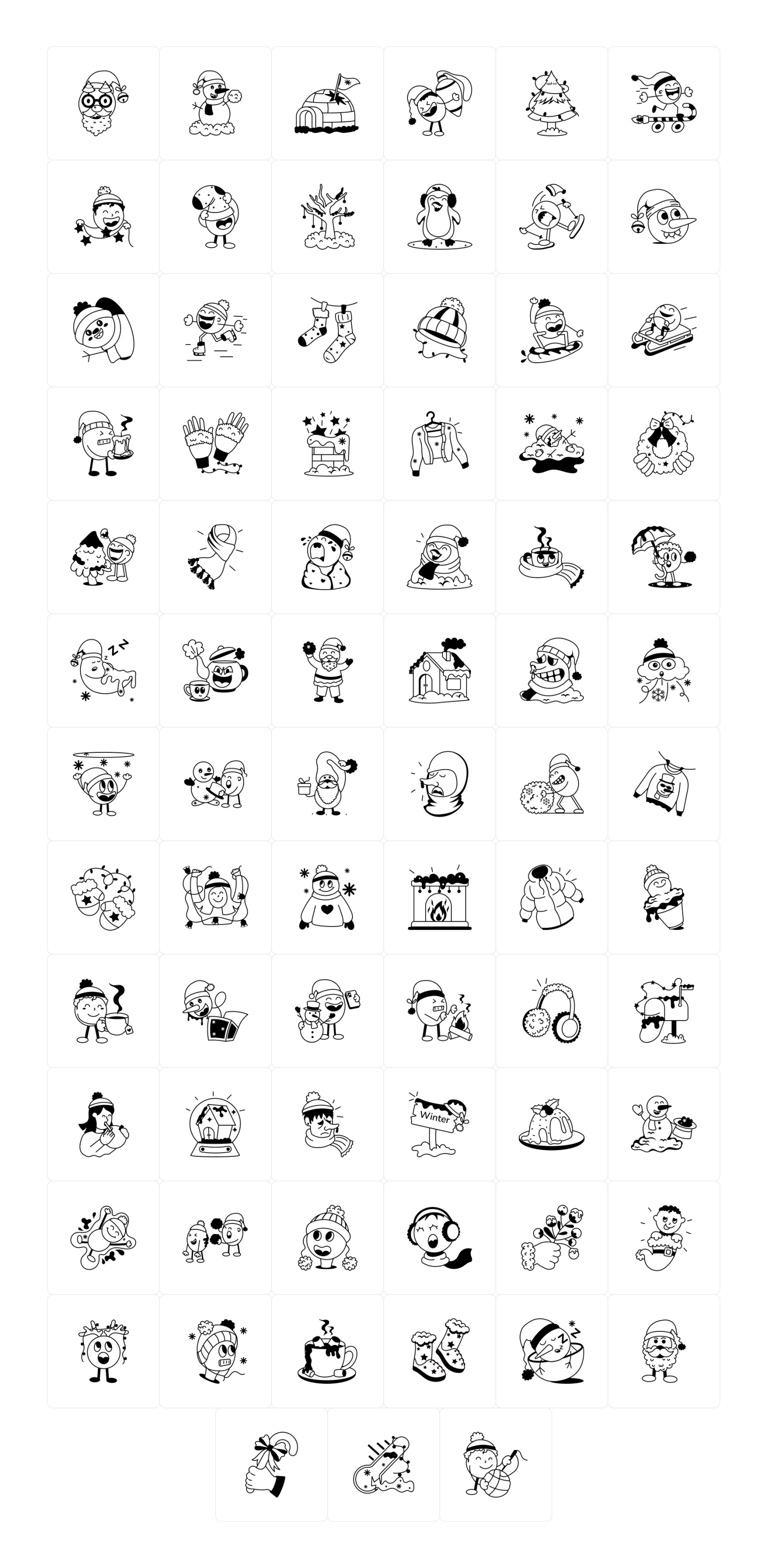 Animated Winter Stickers Animated Winter Stickers