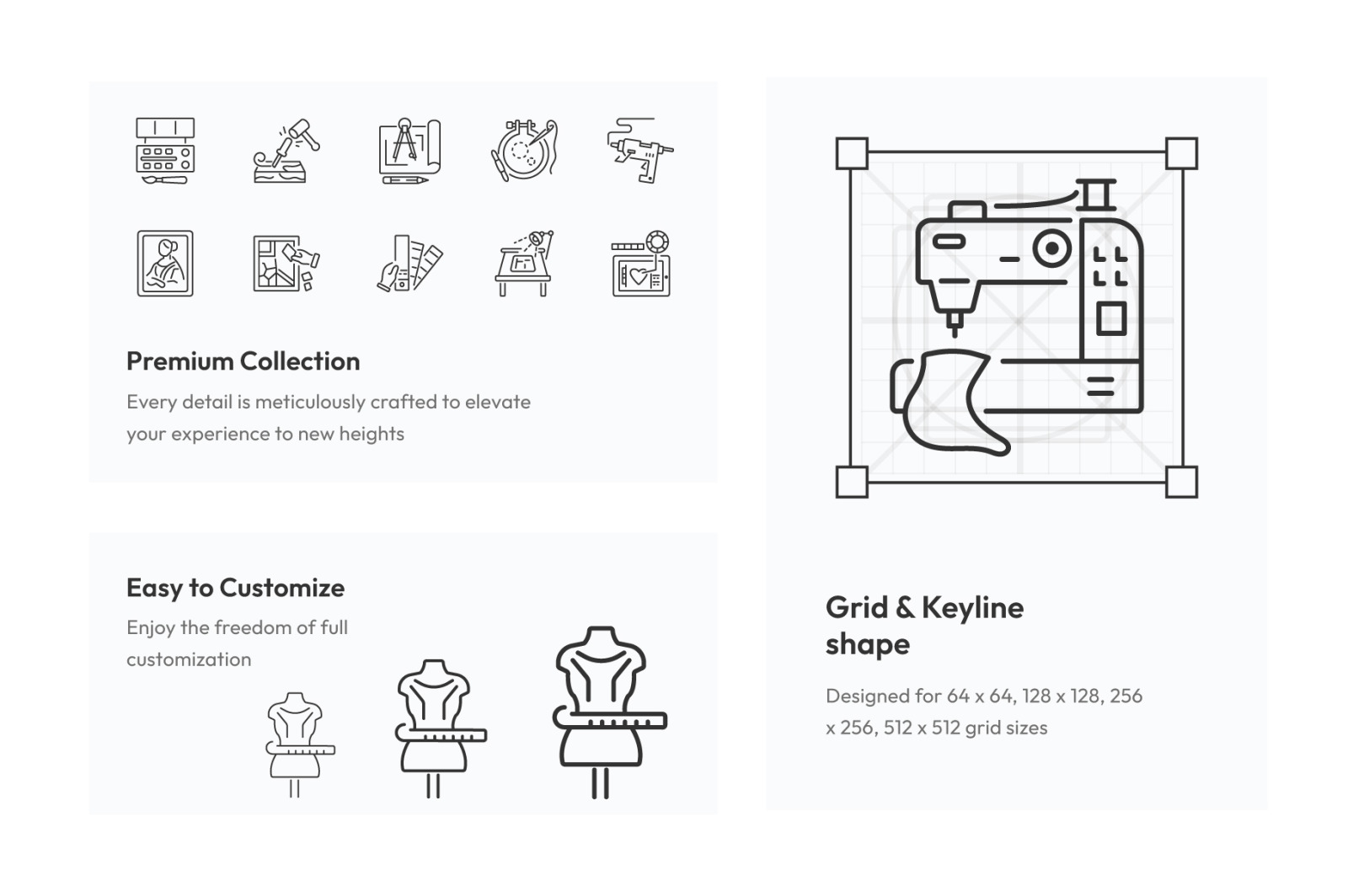 Arts and Crafts Icon Set