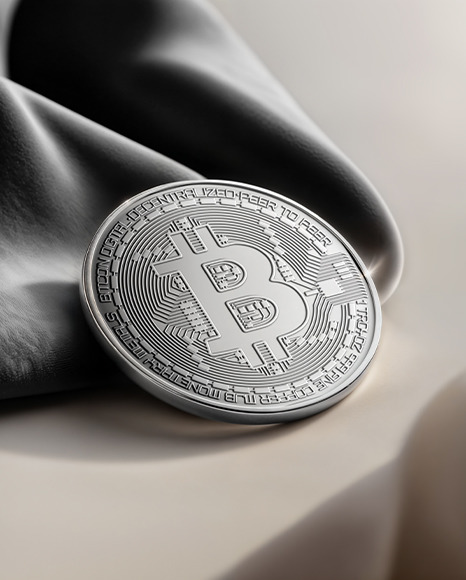 Silver Coin Mockup