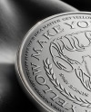 Silver Coin Mockup