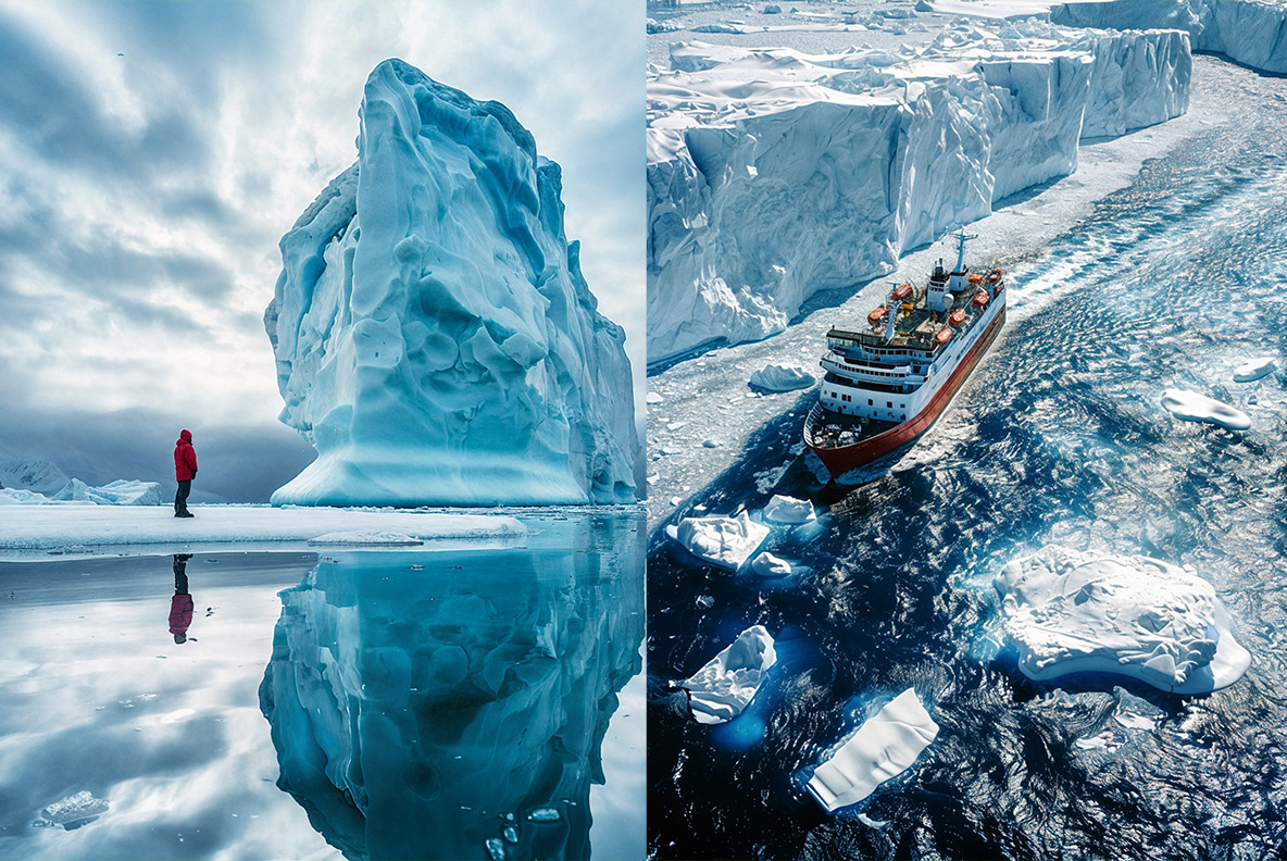 Arctic and Antarctic - 160 images Arctic and Antarctic - 160 images