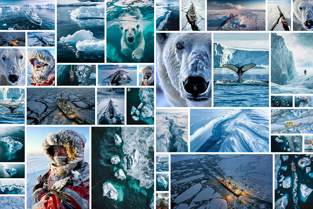 Arctic and Antarctic - 160 images Arctic and Antarctic - 160 images