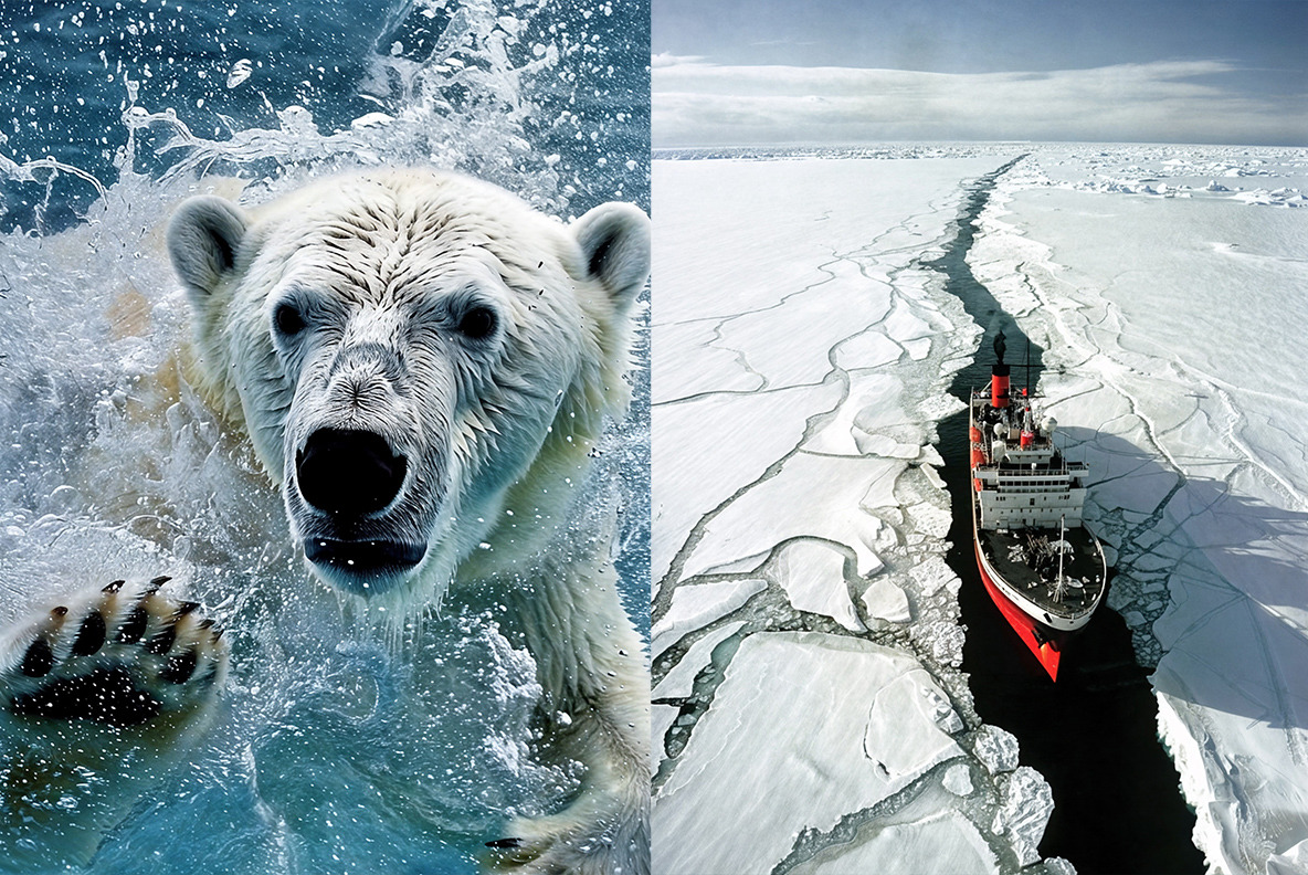 Arctic and Antarctic - 160 images Arctic and Antarctic - 160 images