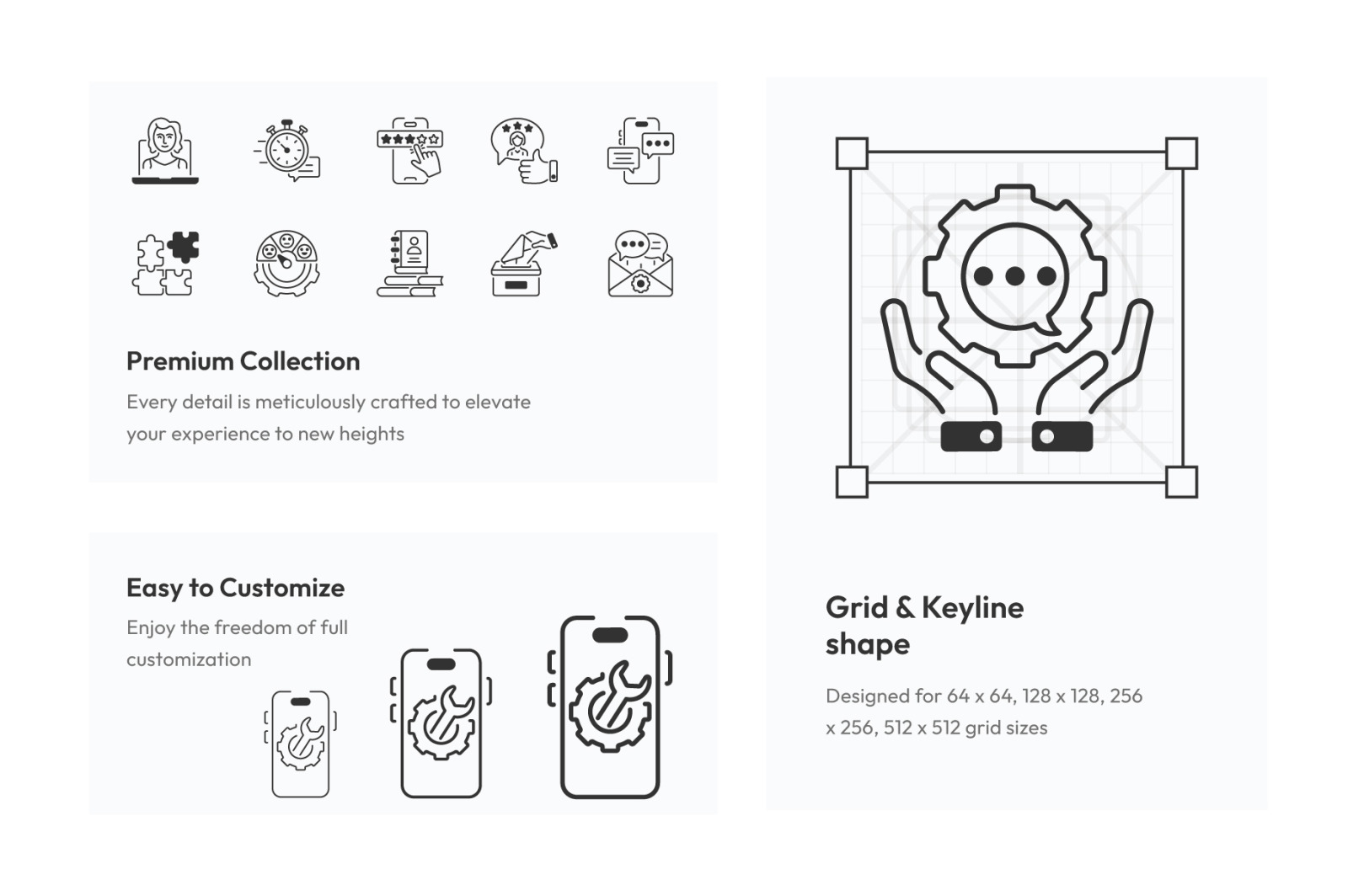 Support and Service Icon Set Support and Service Icon Set