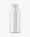 Glossy Plastic 16oz Bottle Mockup