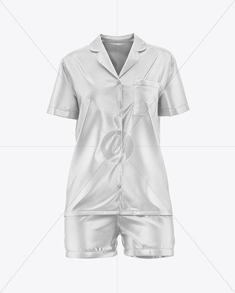 Women's Pajamas with Shorts Mockup