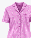 Women's Pajamas with Shorts Mockup