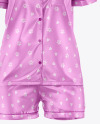 Women's Pajamas with Shorts Mockup