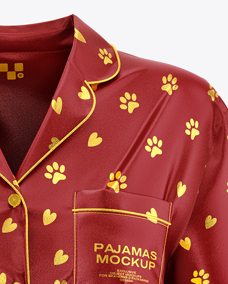 Women's Pajamas with Shorts Mockup