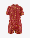 Women's Pajamas with Shorts Mockup