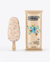 Kraft Flow Pack W/ Ice Cream Mockup