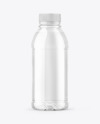 Clear Plastic 16oz Bottle Mockup