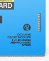 Folding Cardboard Bag with Handles Mockup