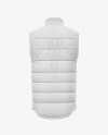 Down Vest Mockup - Back View