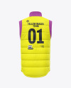 Down Vest Mockup - Back View