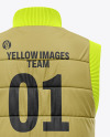 Down Vest Mockup - Back View