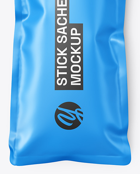 Matte Stick Sachet Mockup