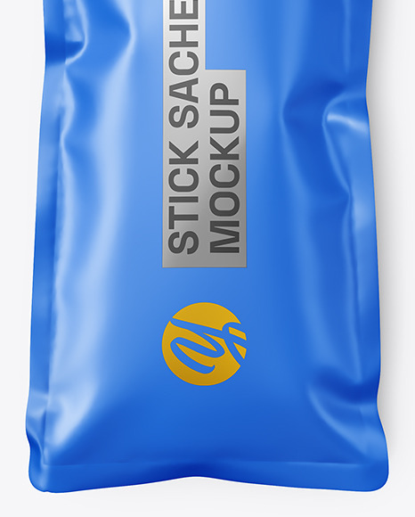 Matte Stick Sachet Mockup