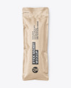 Kraft Paper Stick Sachet Mockup