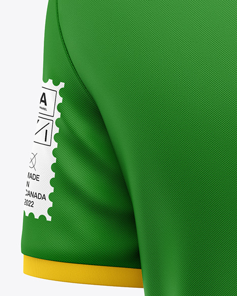 Men's Short Sleeve Polo Shirt Mockup