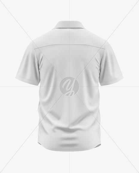 Short Sleeve Camp Collar Shirt Mockup