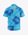 Short Sleeve Camp Collar Shirt Mockup