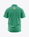Short Sleeve Camp Collar Shirt Mockup