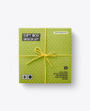 Kraft Gift Box Mockup