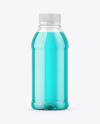 Clear Plastic 16oz Bottle Mockup