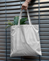 Hand Holding a Shopper Bag Mockup