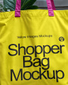 Hand Holding a Shopper Bag Mockup