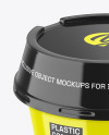 Glossy Plastic Container Mockup