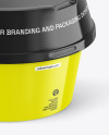 Glossy Plastic Container Mockup