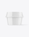 Glossy Plastic Container Mockup