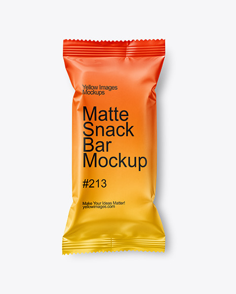 Matte Snack Bar Mockup