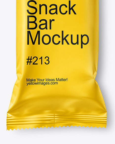 Matte Snack Bar Mockup