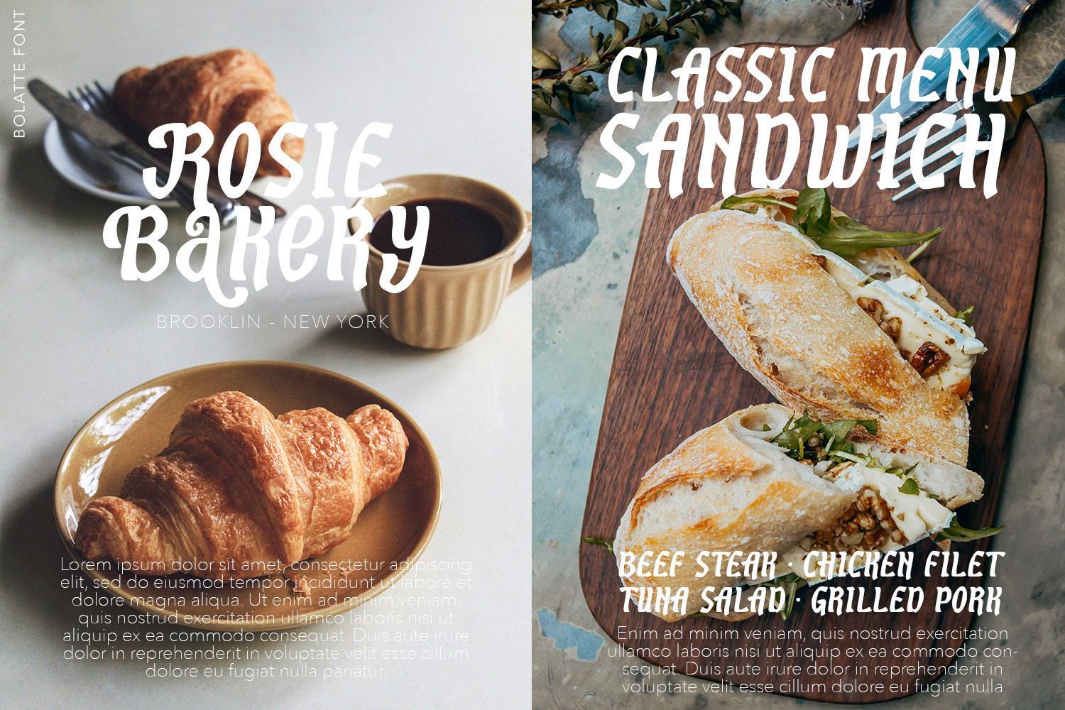 Bolatte Display Font Bolatte Display Font
