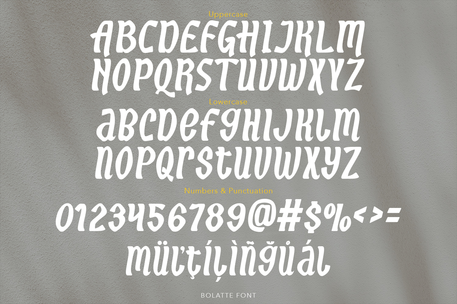 Bolatte Display Font Bolatte Display Font