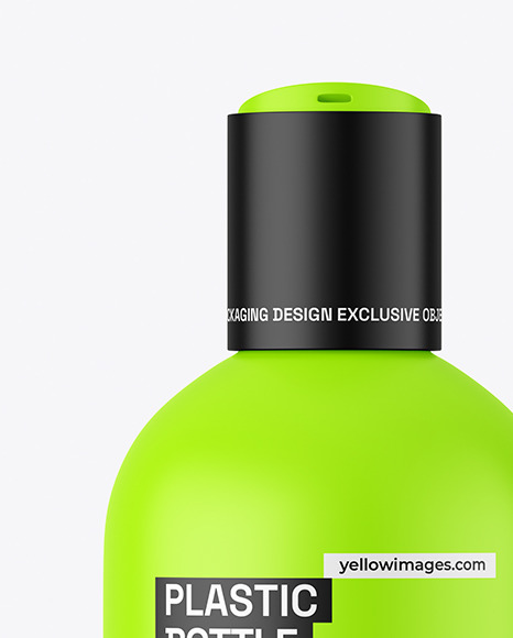 Matte Cosmetic Bottle Mockup