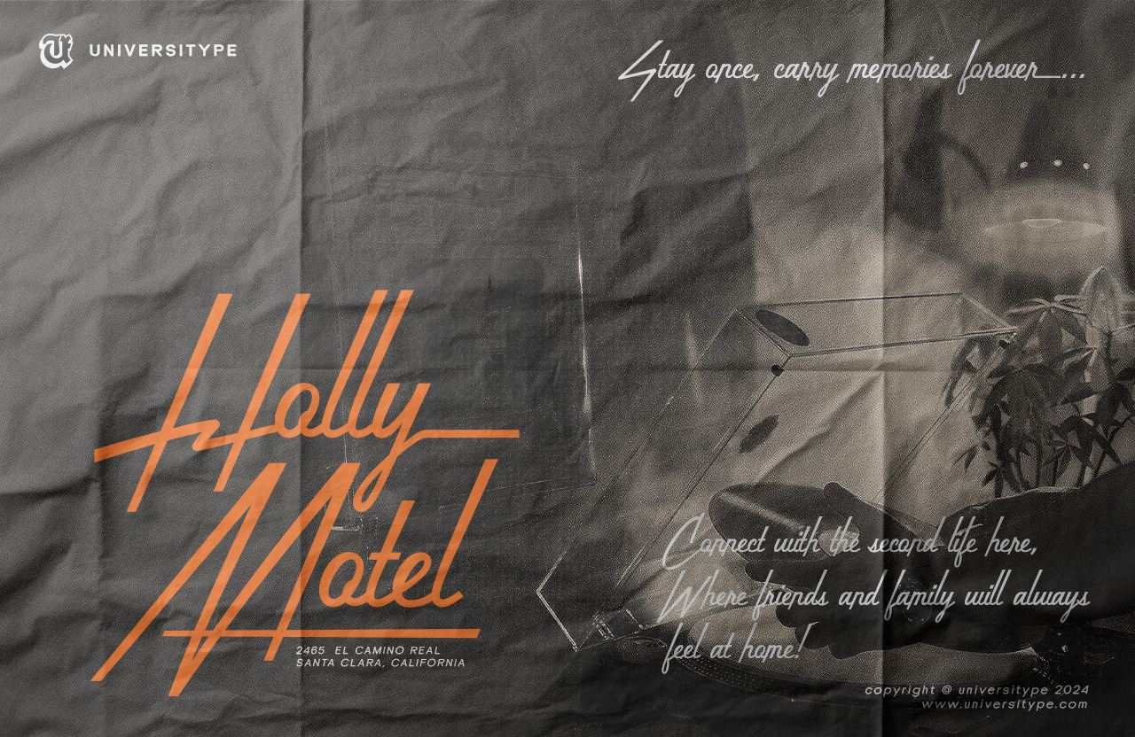 UT Lights Inn - A Retro Script UT Lights Inn - A Retro Script