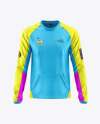 Men's Long Sleeve Jersey Raglan Mockup