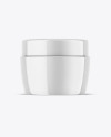 Glossy Cosmetic Jar Mockup