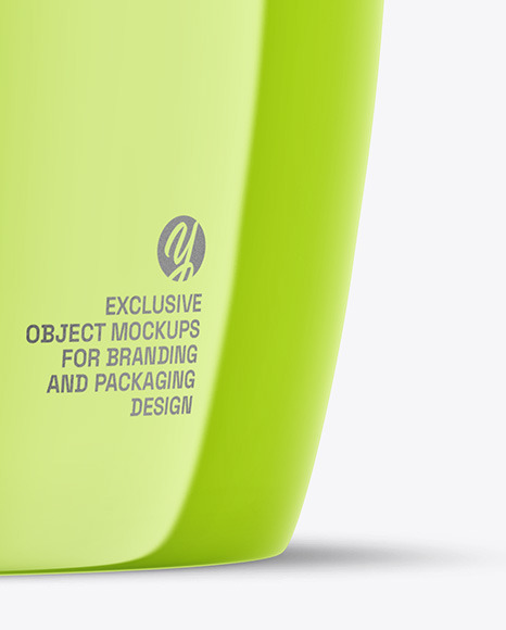 Glossy Cosmetic Jar Mockup