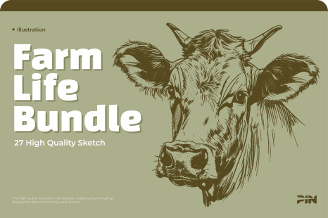 Farm Life Bundle - Farm illustration