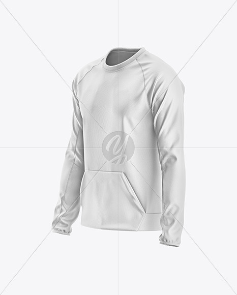 Men's Long Sleeve Jersey Raglan Mockup