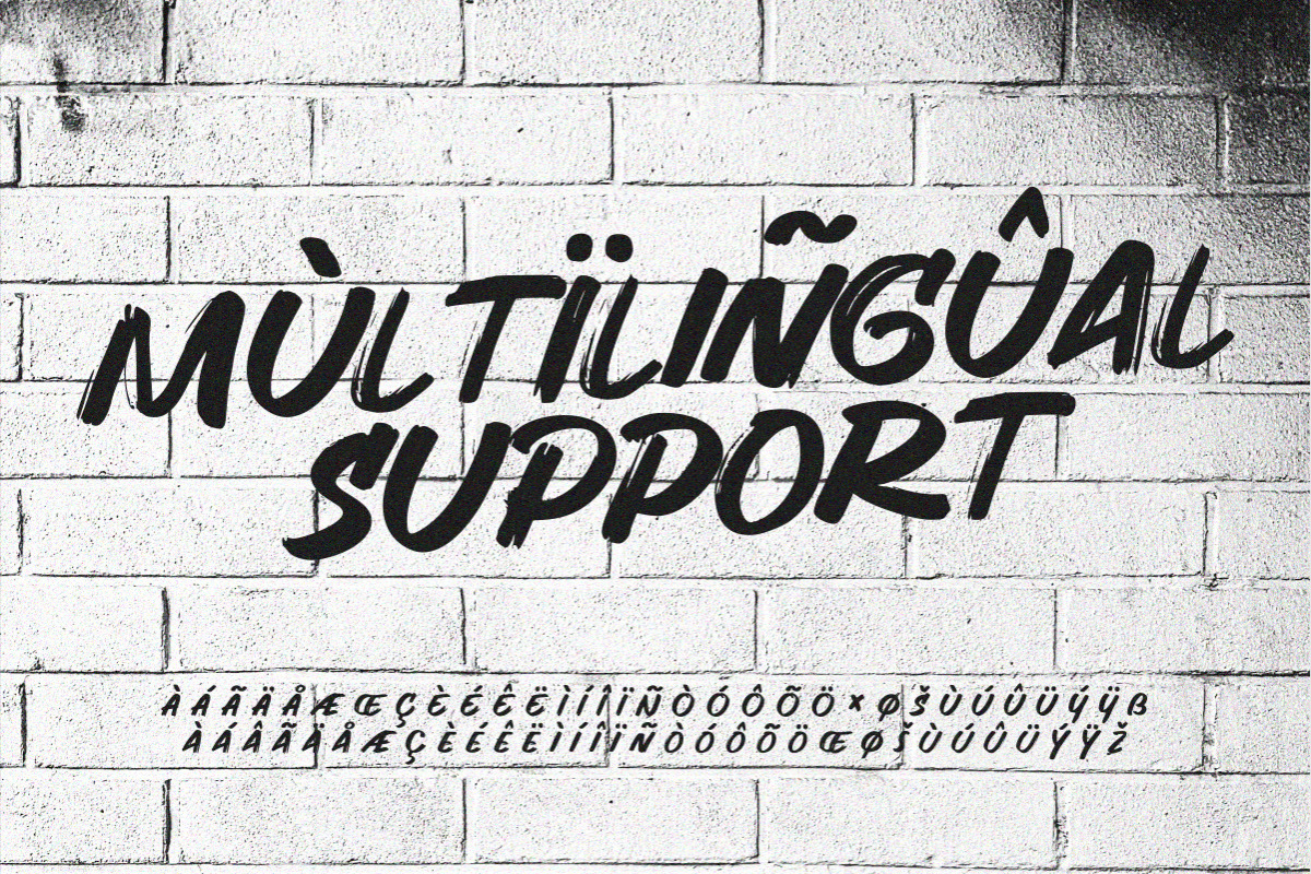 Hunger - Handwritten Brush Font Hunger - Handwritten Brush Font