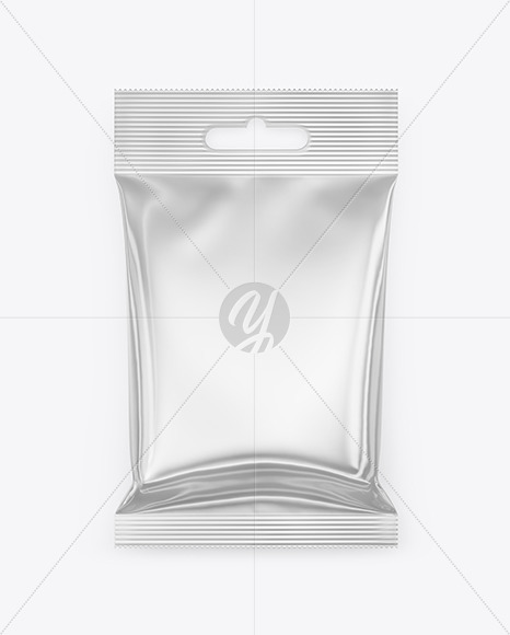 Glossy Metallic Package Mockup