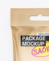 Glossy Metallic Package Mockup