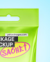 Glossy Metallic Package Mockup